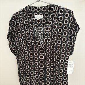 Treasures & Bond Contemporary V Neck Blouse - NWT